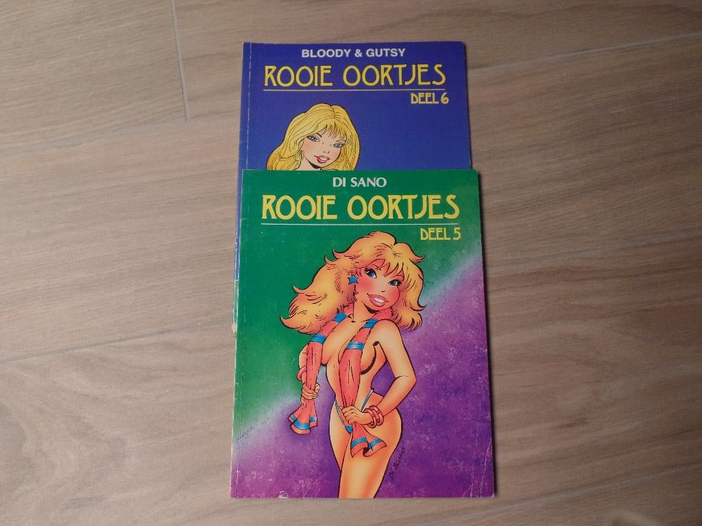 Strip Rooie oortjes deel 5 en 6, Boeken, Meerdere stripboeken, Ophalen of Verzenden, Zo goed als nieuw