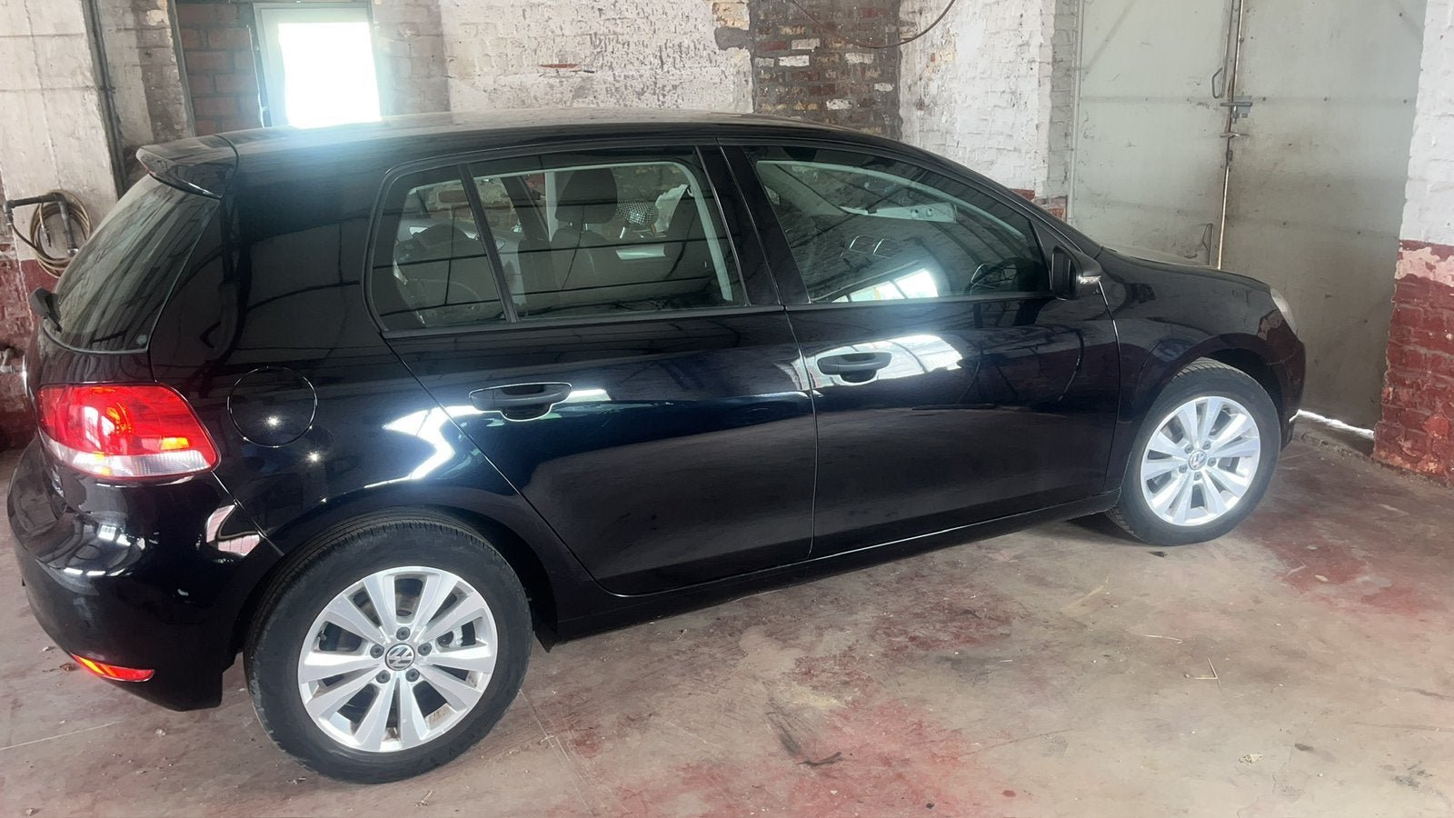 Golf 6 zwart, Autos, Euro 5, Achat, 5 portes, Rétroviseurs électriques