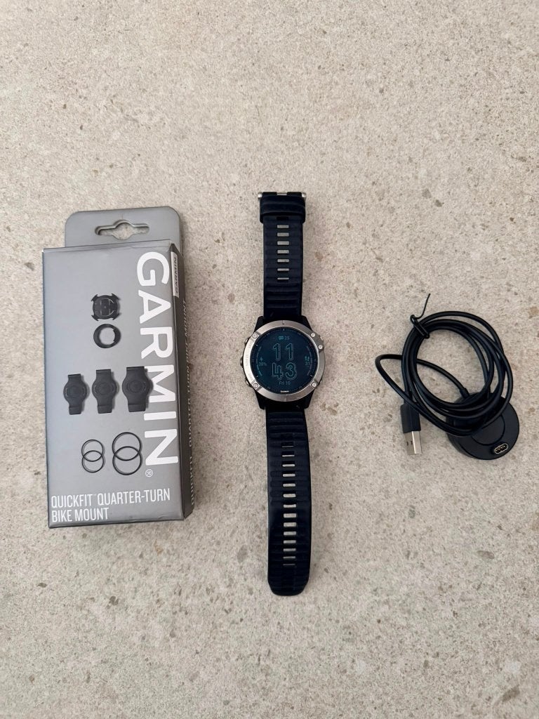 Garmin fenix 6 + quickfit bike mount, Gebruikt, Verzenden, Garmin, Hoogte