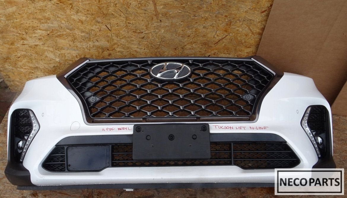 HYUNDAI TUCSON 3 FACELIFT N-LINE VOORBUMPER 4 PDC LEVERBAAR!, -, Garde-boue, Utilisé, Hyundai