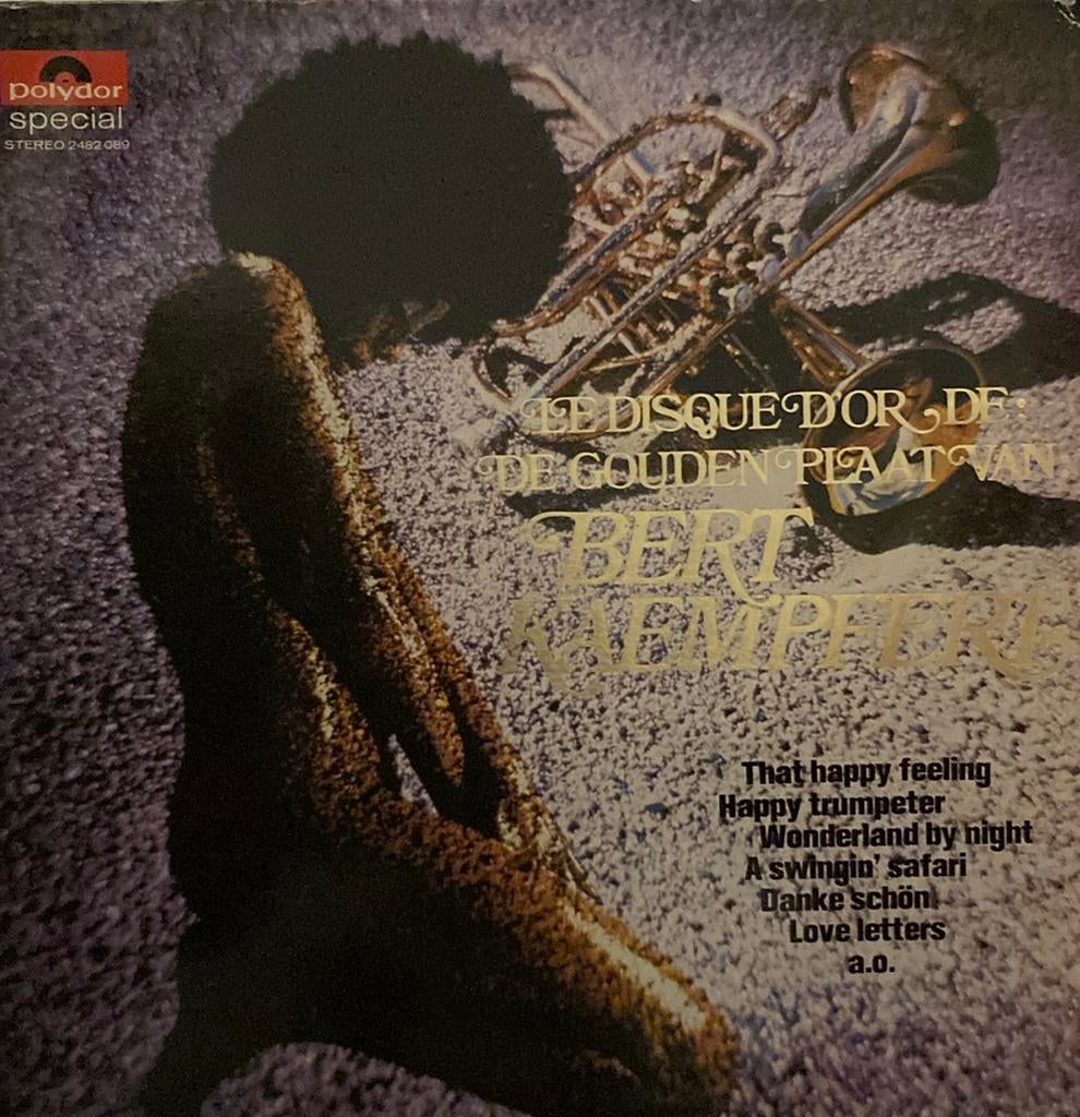 Le disque d’or de /de gouden plaat van bert kaempfert lp, Cd's en Dvd's, Ophalen of Verzenden, Zo goed als nieuw