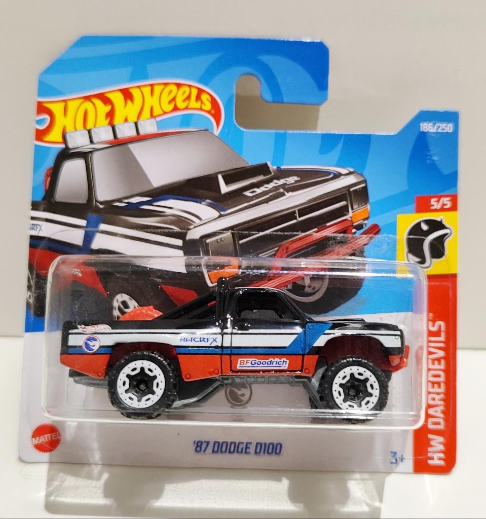 Hot Wheels Treasure Hunt  '87 Dodge D100 (2022), Hobby en Vrije tijd, Modelauto's | Overige schalen, Ophalen of Verzenden