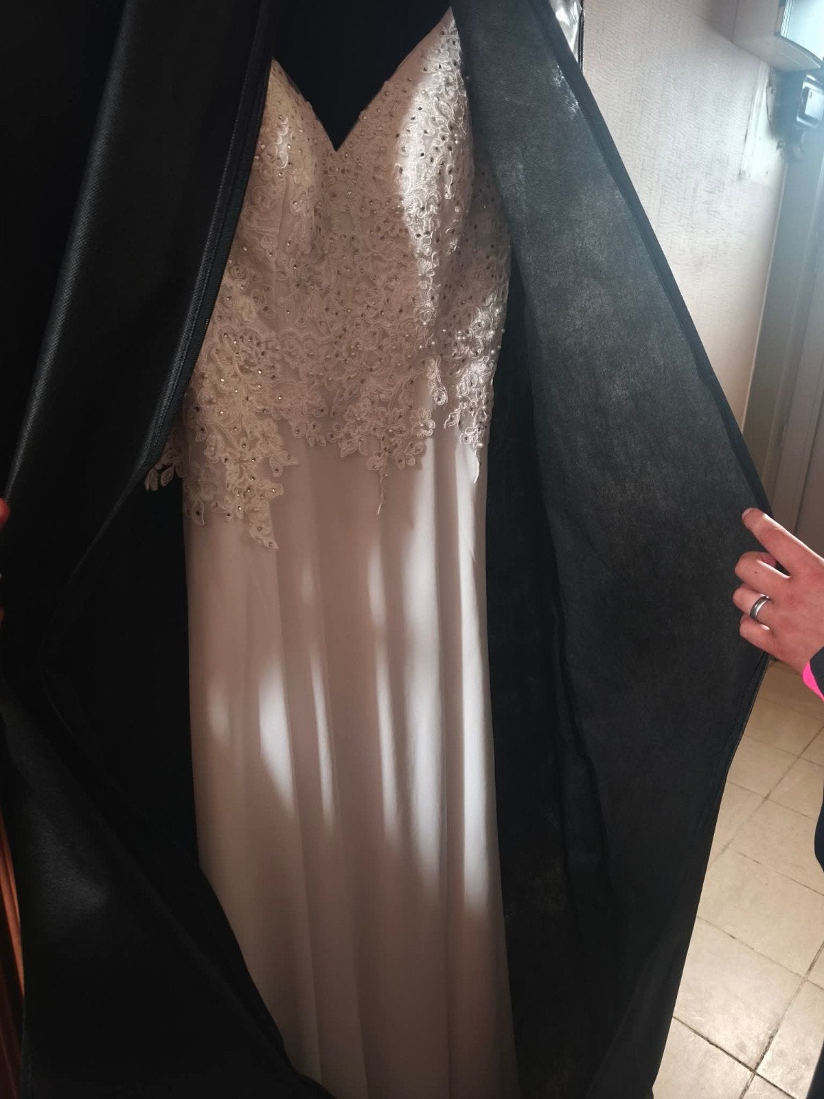 ongedragen trouwjurk, Kleding | Heren, Kostuums en vesten, Ophalen, Nieuw, Overige maten, Wit