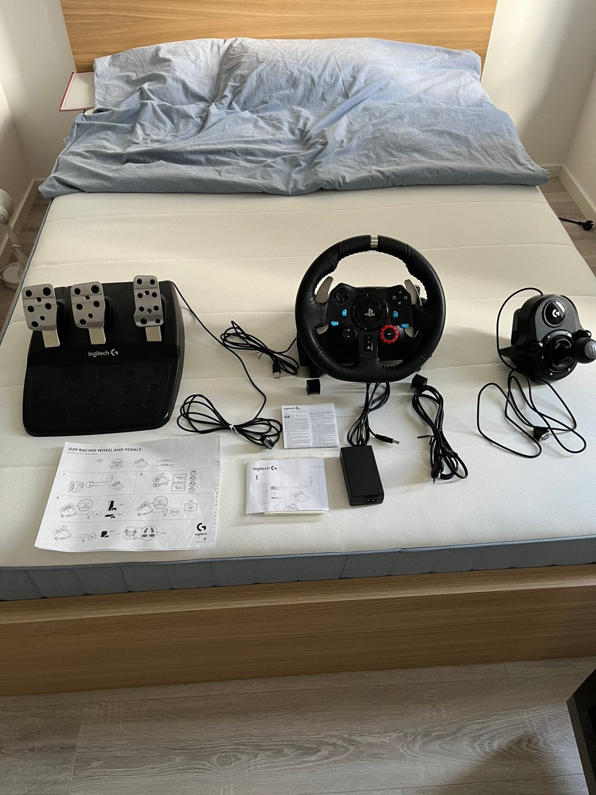 Logitech G29 stuurwiel, Games en Spelcomputers, Racestuur, Zo goed als nieuw, Logitech, PlayStation