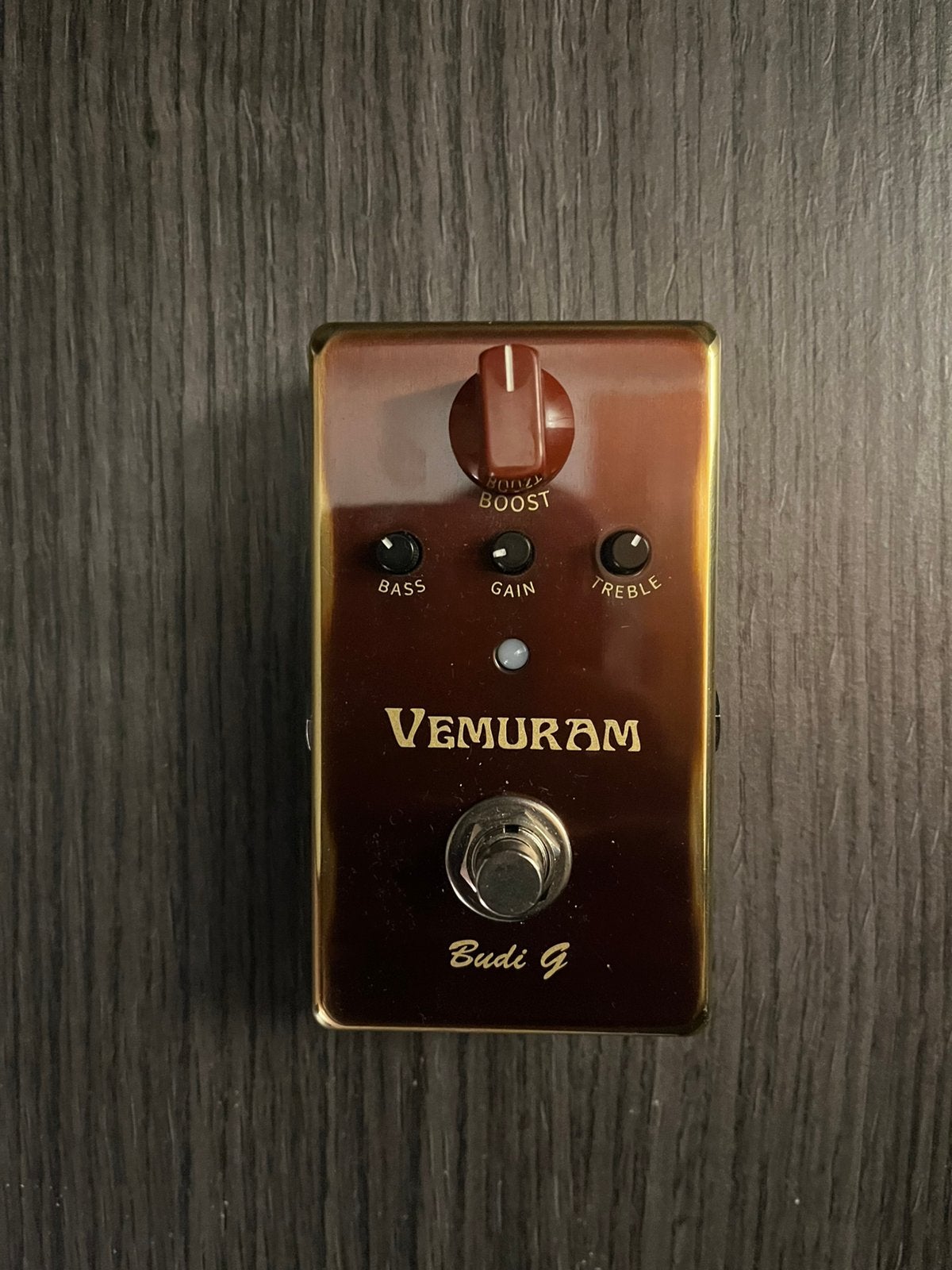 Vemuram Budi G – Pédale de Boost État comme neuf avec boîte, Enlèvement ou Envoi, Comme neuf, Distortion, Overdrive ou Fuzz