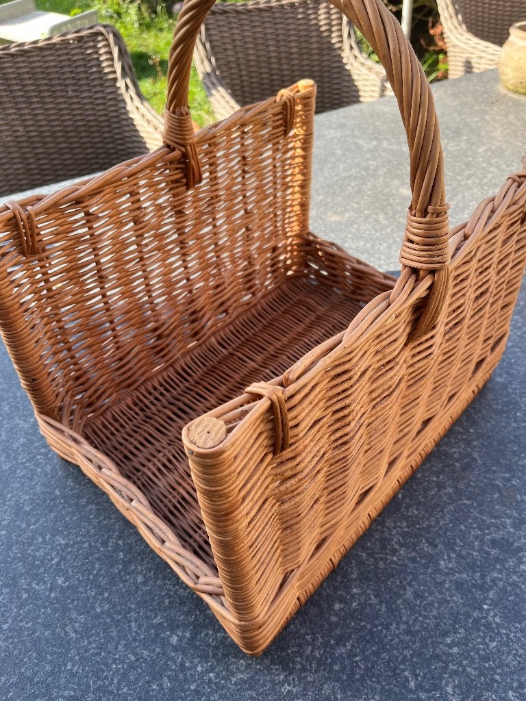 Toffe stevige rieten mand (voor hout of andere toepassingen), Ophalen, Overige materialen, Mand, Zo goed als nieuw