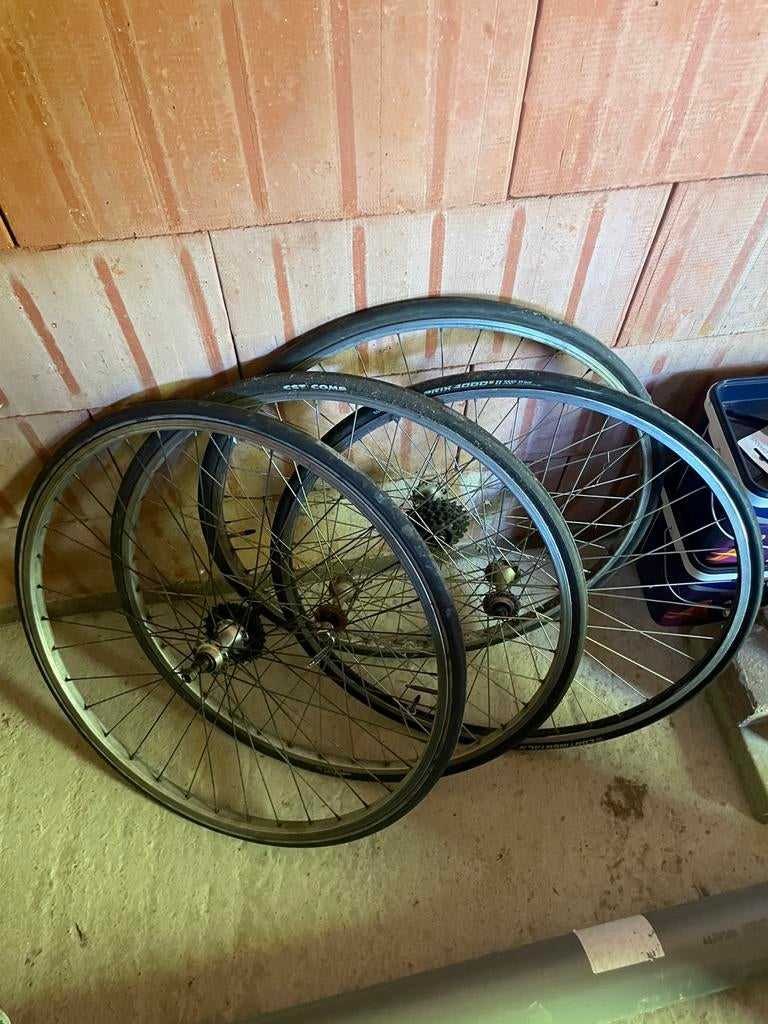 Retro fietswielen, Fietsen en Brommers, Ophalen, Zo goed als nieuw