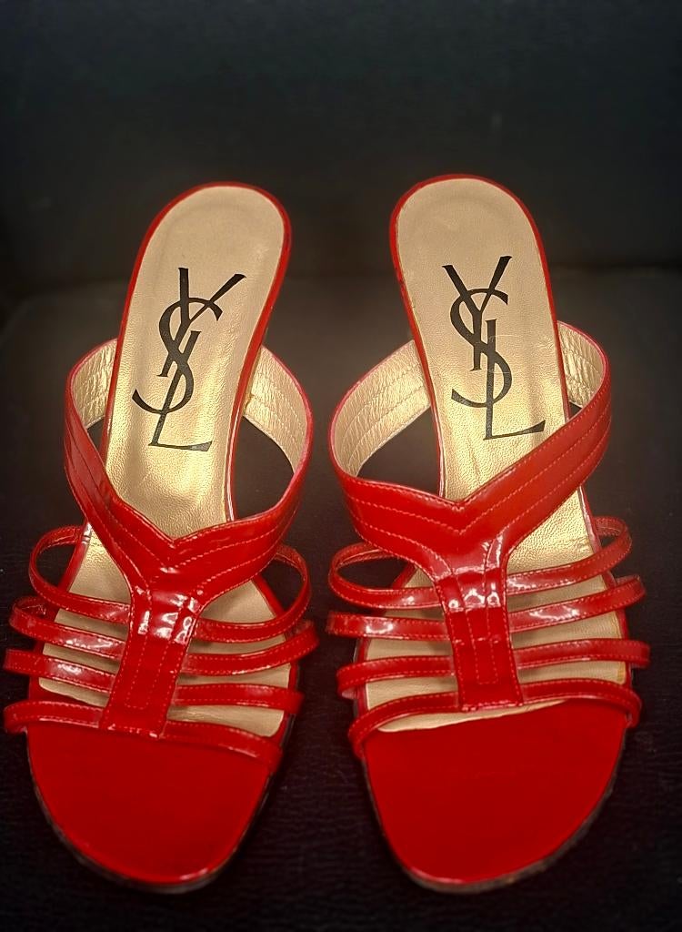 YSL Red Courts Muiltjes – Maat 40 – Nieuw, Enlèvement, Yves saint Laurent, Sandales et Mûles, Neuf