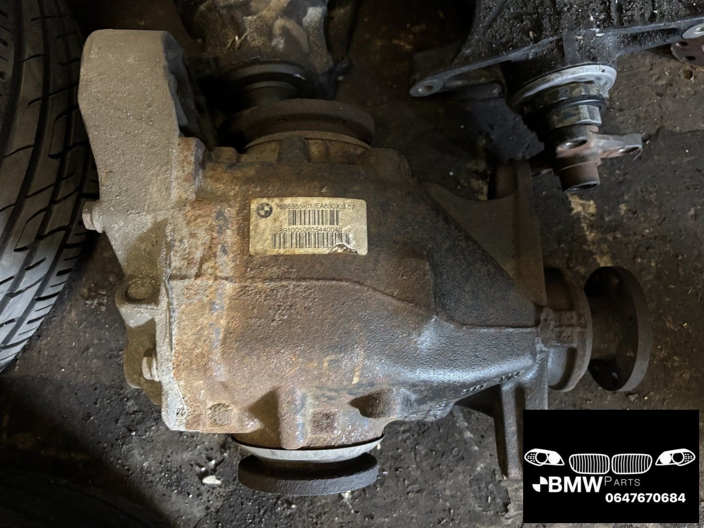 Differentieel 3.07 BMW E81 E87 E90 E91 E92 E93, -, Origine de la pièce connue, Utilisé, -