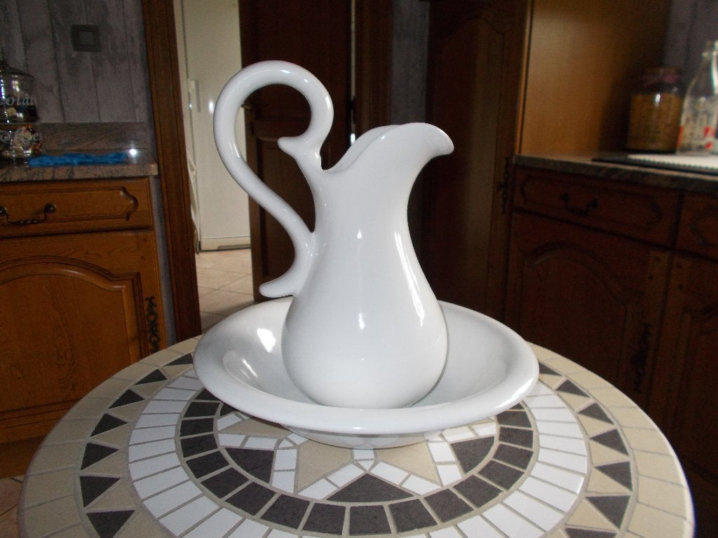 Aiguière porcelaine blanche, Antiquités & Art, Enlèvement