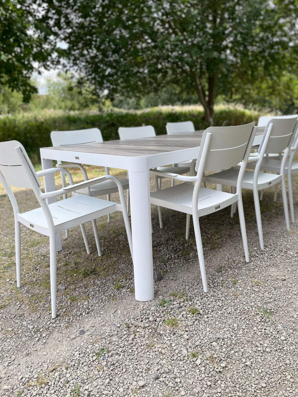 Nieuw! Nieuw! Complete volkeramische tuinset in topconditie, Ophalen, Zo goed als nieuw