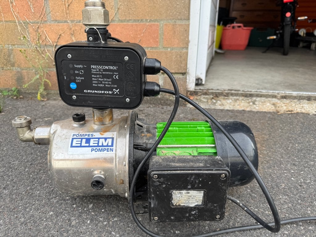 waterpomp, Ophalen, Zo goed als nieuw, Elektrisch, Hydrofoorpomp