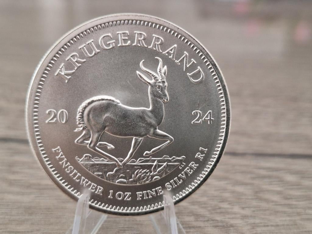 1 oz zilver krugerrand .999, Ophalen of Verzenden, Zilver