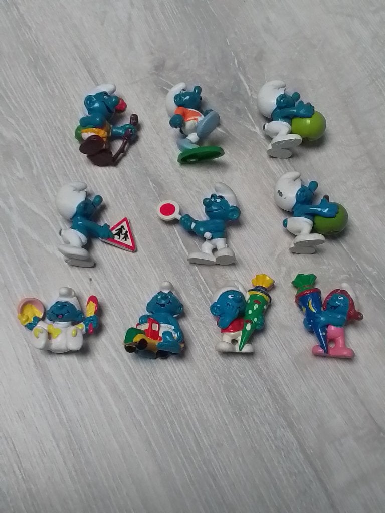 schtroumpfs ensemble de figurine vendu à la pièce ou en lot, Envoi, Comme neuf