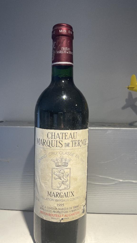 MARQUIS DE TERMES 1995 margaux, Enlèvement ou Envoi