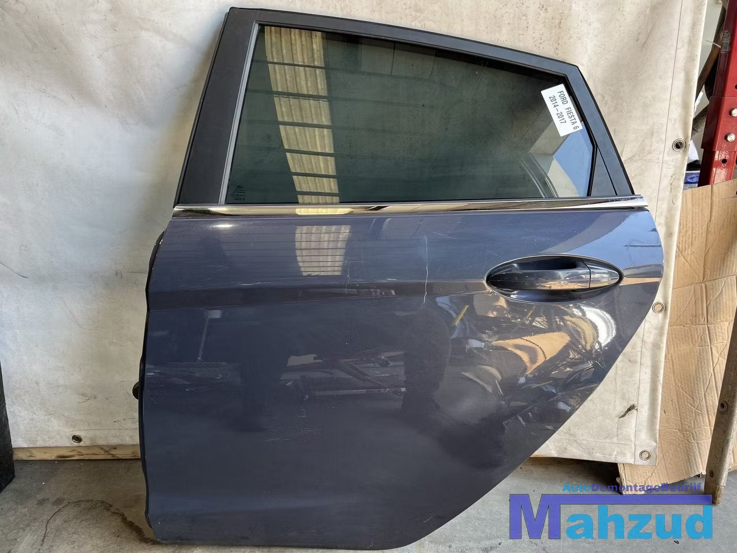 FORD FIESTA 6 Grijs Links achter deur portier 2008-2017, Arrière, Info@ford.com, Porte, Ford Motor Company