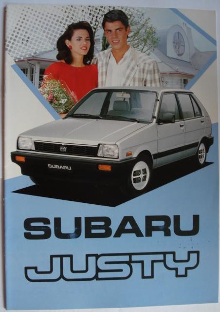 Subaru Justy 1984 Brochure Catalogue Prospekt, Verzenden, Gelezen, Overige merken