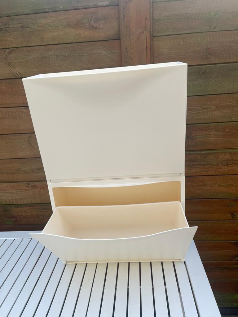 Boites rangement chaussures Ikea blanches empilables, Huis en Inrichting, Kasten | Schoenenkasten, Ophalen, Zo goed als nieuw