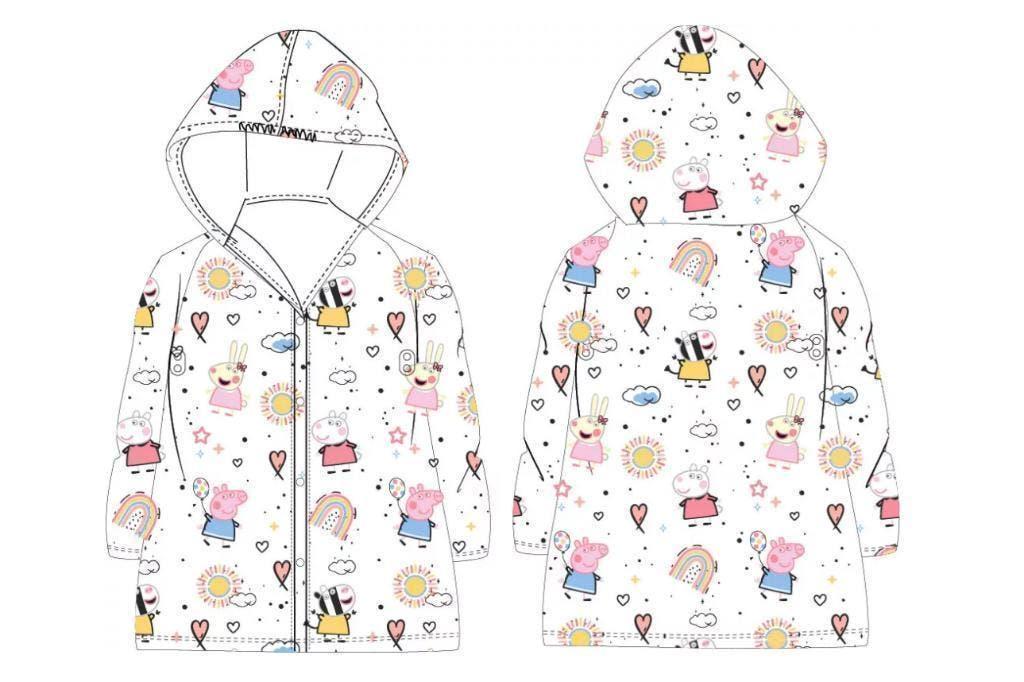 Peppa Pig Regenjas Transparant - Maat 98/104-110/116-122/128, Enfants & Bébés, Vêtements enfant | Taille 110, Neuf, Fille, Manteau