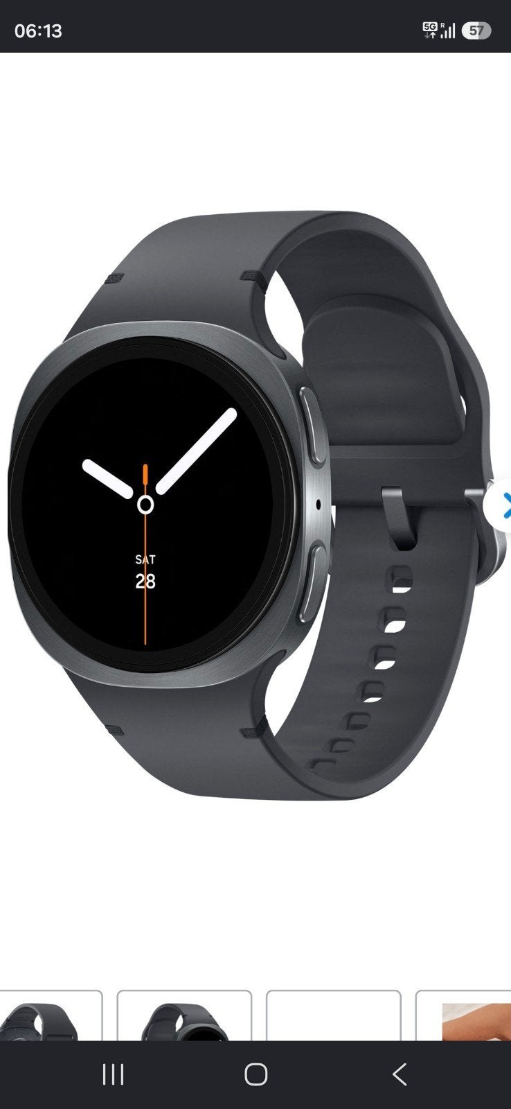 montre intelligente Samsung Galaxy, Étanche, Comme neuf, Enlèvement, Samsung Galaxy watch 8