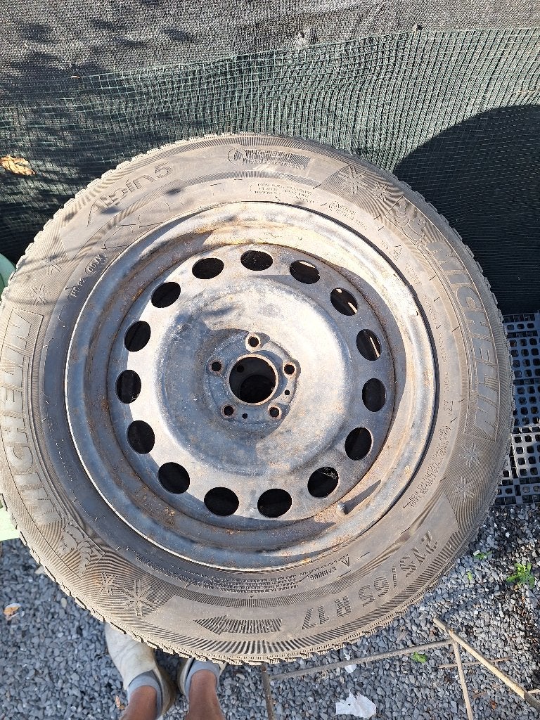 MICHELIN Alpin5 hiver 215 65 R17 99H, Enlèvement, Utilisé, Autre, Pneus hiver