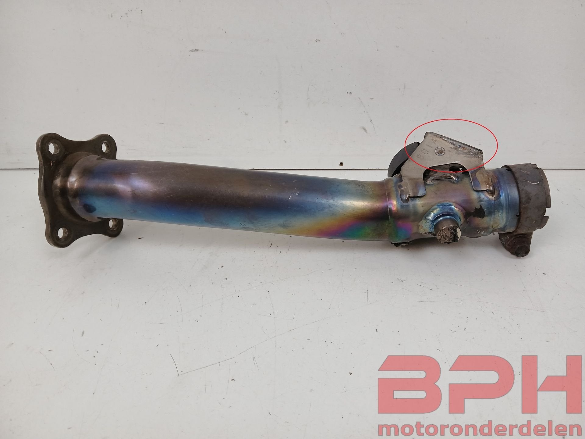 Linkpijp Suzuki GSX-R 1000 K3 - K4 2003 t/m 2004 uitlaat GSX, Motoren, Gebruikt, -, -, Ophalen of Verzenden