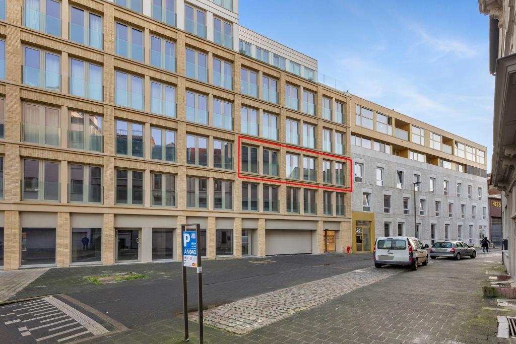 Antwerpen C Modern nieuwb app. 2 slk bij Eilandje + incl.P
