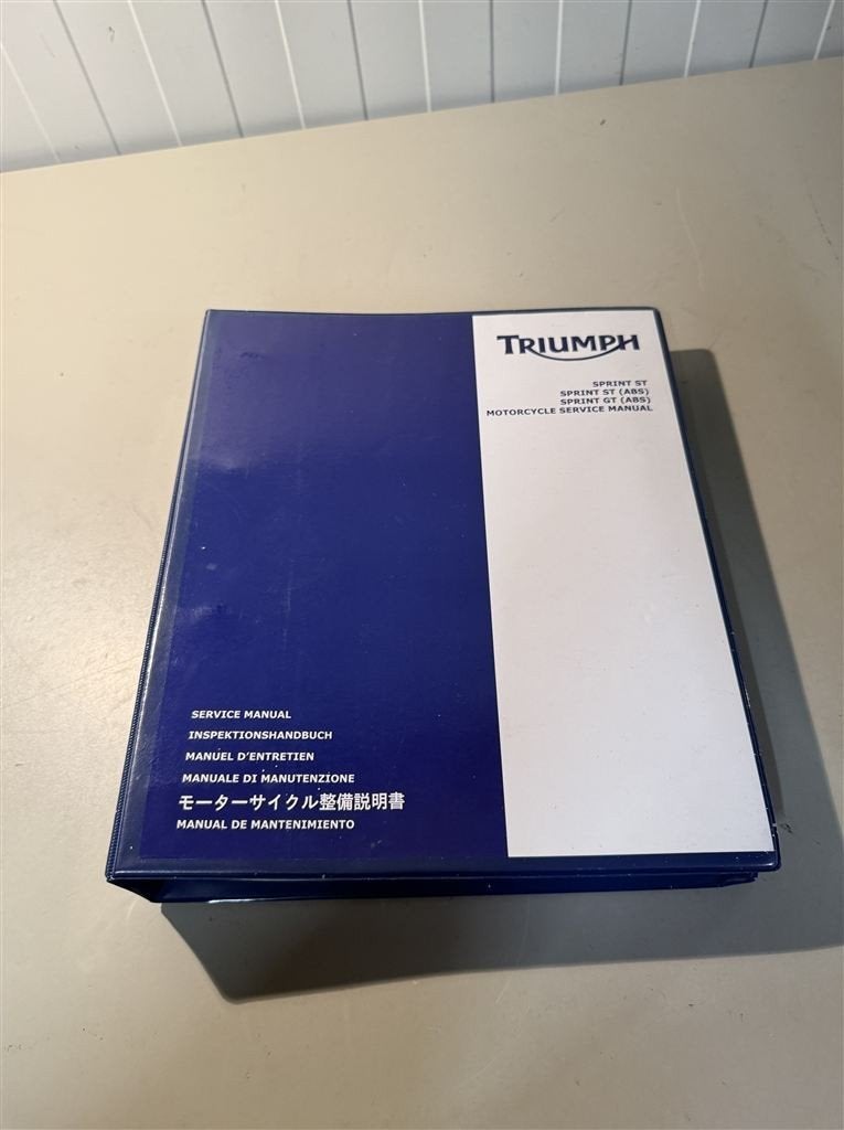 Triumph Sprint ST 1050 2005-2010 Werkplaatshandboek [ABS van, Enlèvement ou Envoi, Triumph