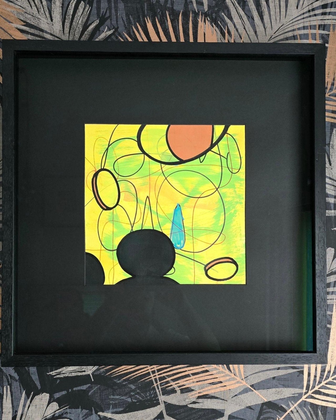 DILLON BOY– "Micasso" (1/1 Uniek Origineel), Antiek en Kunst, Kunst | Schilderijen | Modern, Ophalen of Verzenden, Textiel, Ingelijst