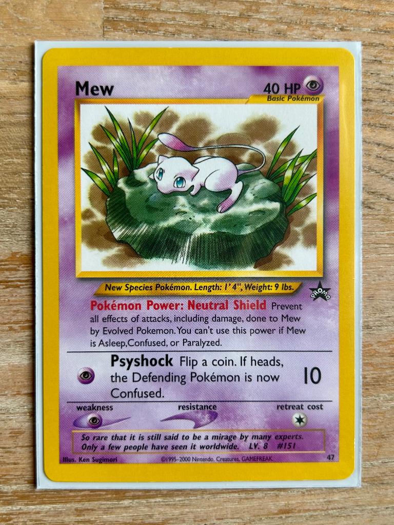 Pokemon Mew #47 promo, Enlèvement ou Envoi, Comme neuf, Cartes en vrac