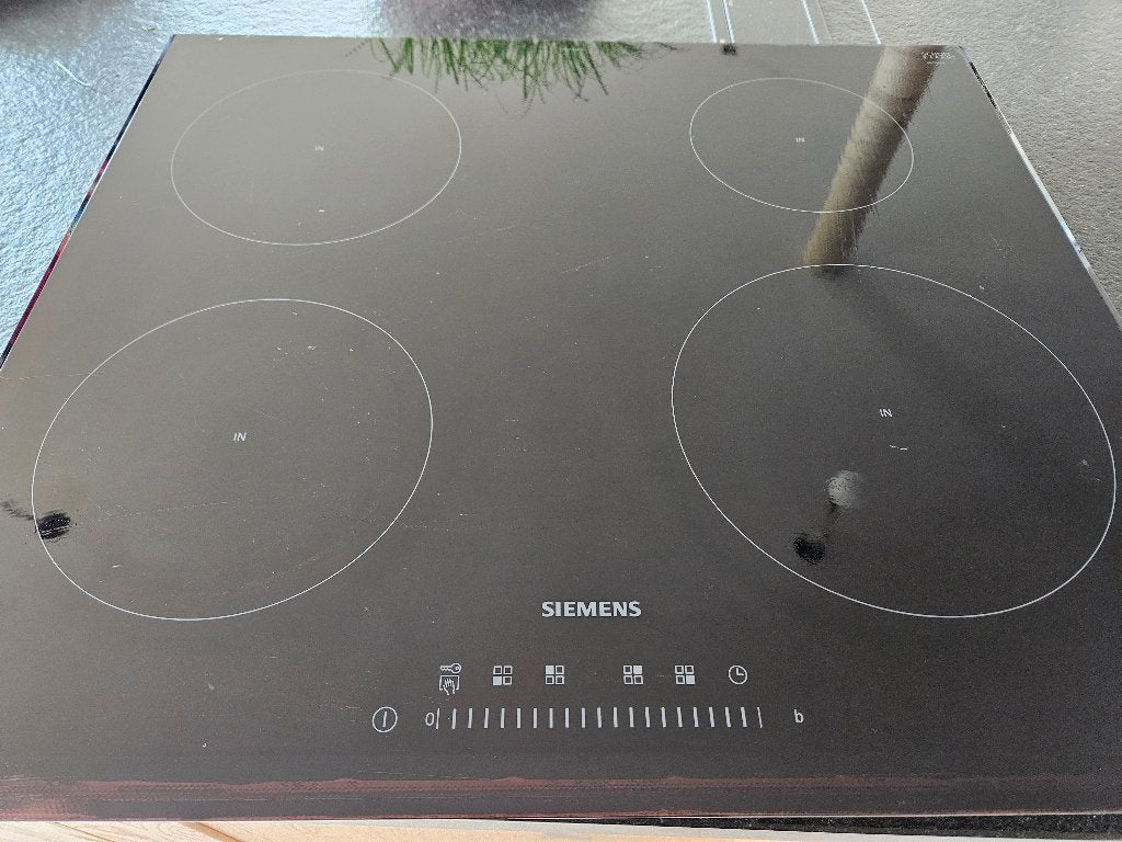 Inductiekookplaat Siemens HMI40IC, 4 zones de cuisson, Encastré, Enlèvement, Utilisé