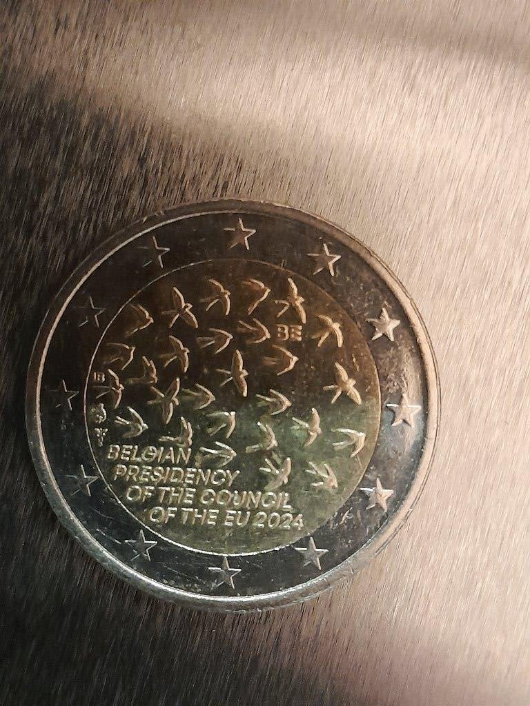 Pièce 2 euros Belgique 2024 présidence EU, Timbres & Monnaies, Enlèvement ou Envoi, Belgique, 2 euros, Monnaie en vrac