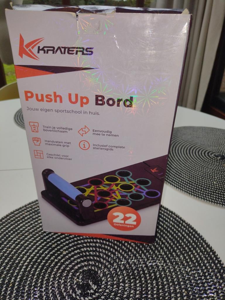 Push up bord Kraters, Sport en Fitness, Fitnessmaterialen, Ophalen