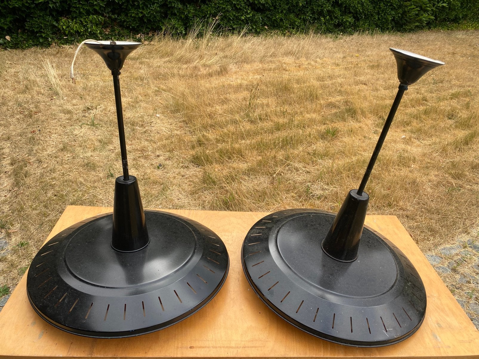 vintage retro ufo-lamp 2x made in belgium, Ophalen
