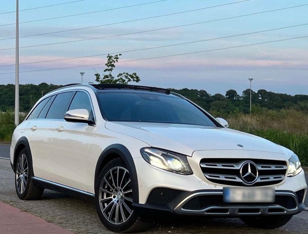 Mercedes E 220D T All Terrain 4 Matic Diamant wit, Automaat, 1800 kg, 139 g/km, 4 cilinders