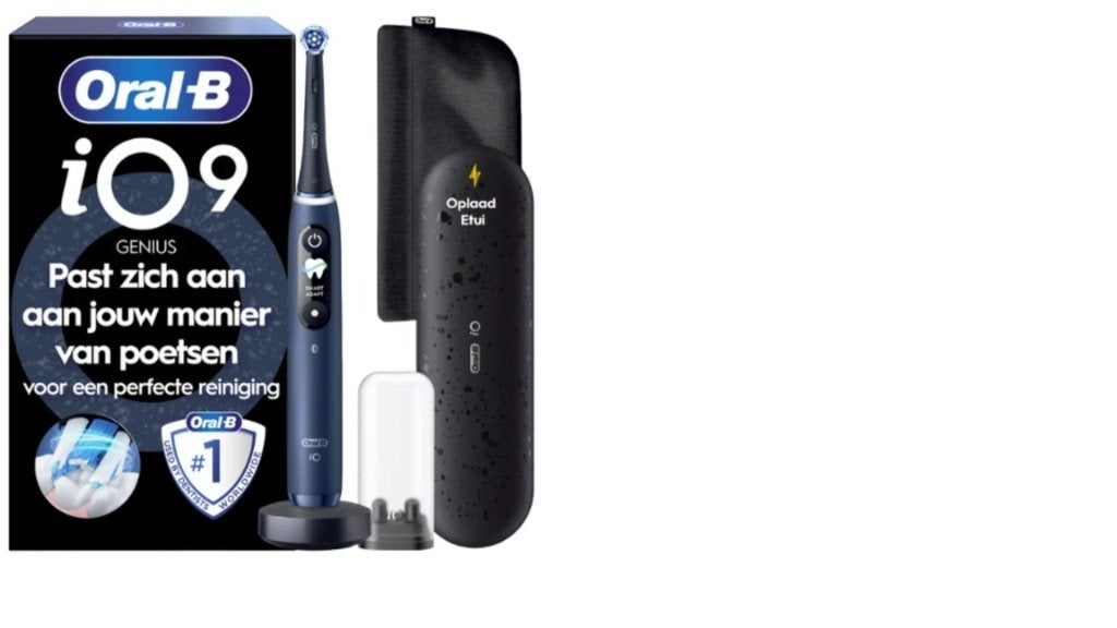 Oral-B iO Series 9 Sapphire Dark Blue Luxe Edition, Handtassen en Accessoires, Uiterlijk | Mondverzorging, Ophalen, Nieuw, Tandenborstel