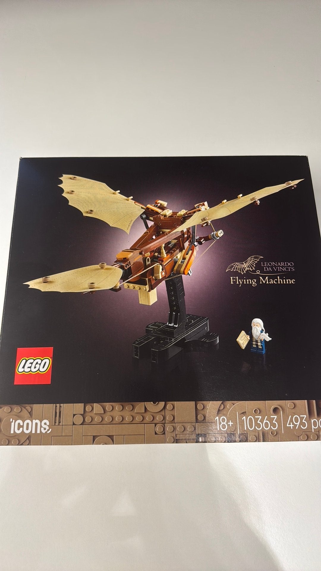 Lego 10363 Leonardo Da Vinci’s flying machine, Lego, Ophalen of Verzenden, Zo goed als nieuw, Compleet
