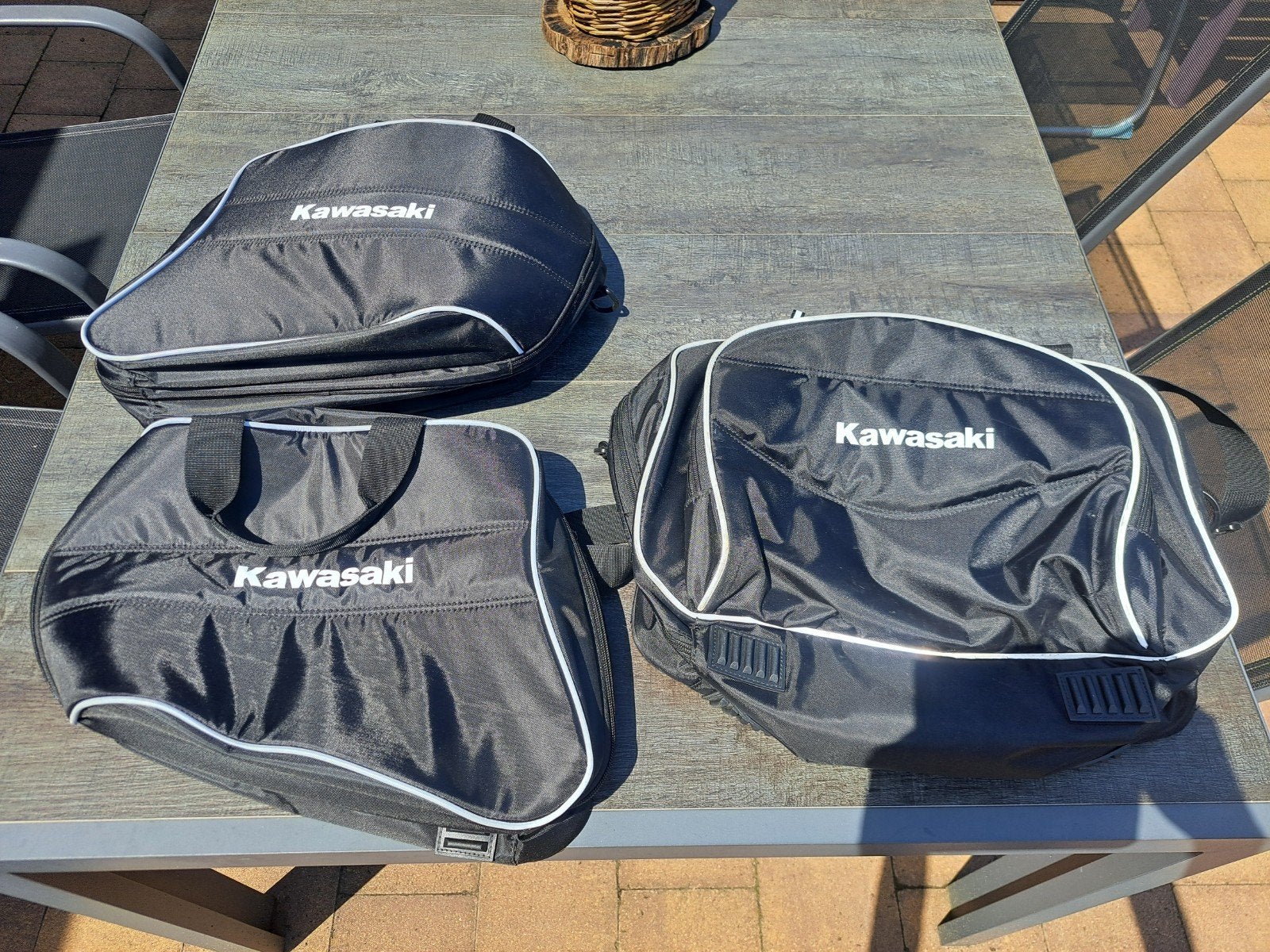 Originele binnentassen kawasaki, Motoren, Ophalen