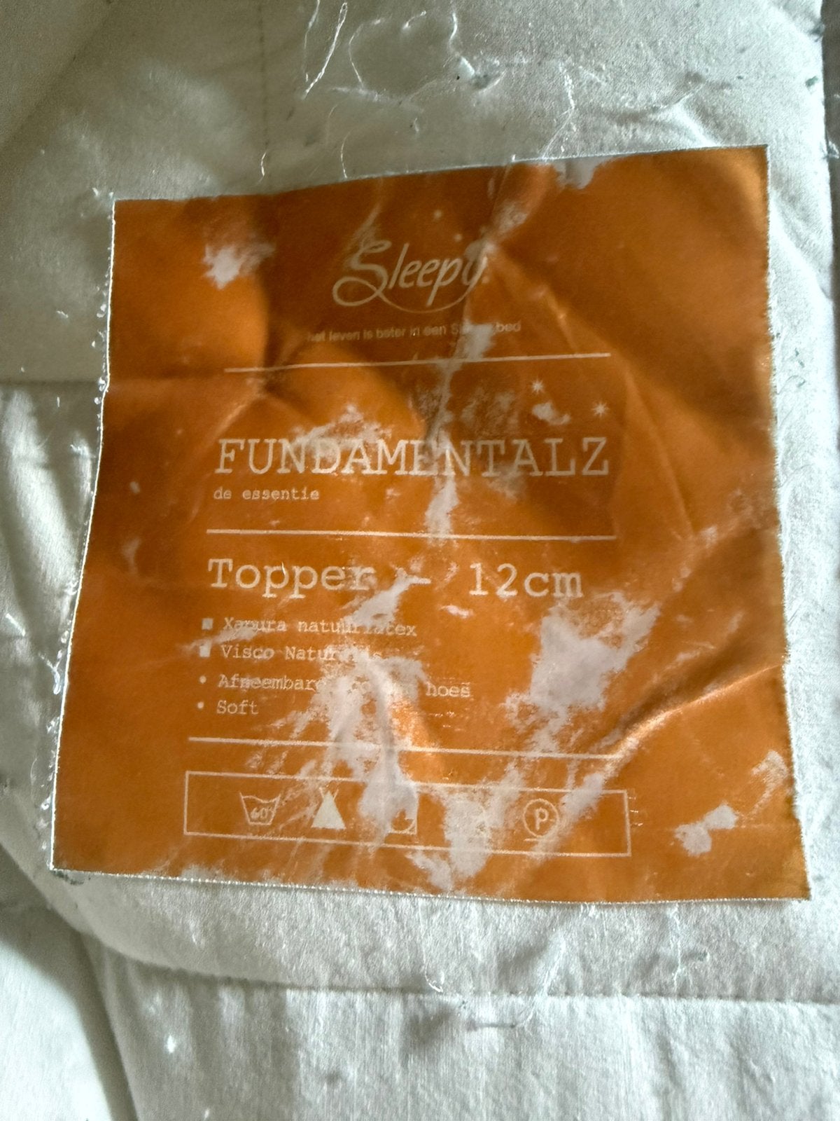 Matrastopper Sleepy, Huis en Inrichting, Slaapkamer | Matrassen en Bedbodems, Ophalen, Zo goed als nieuw, 200 cm, Matras