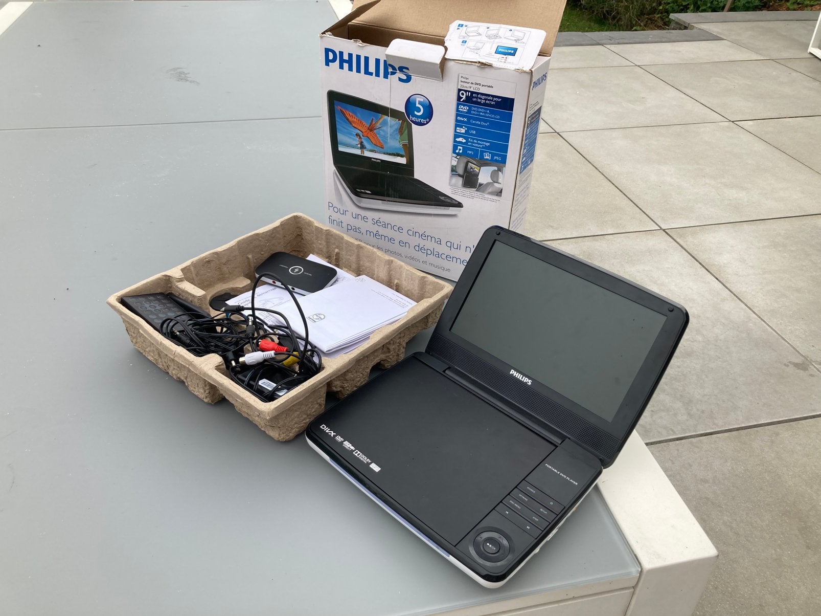 Lecteur USB + DVD pour voiture, Philips, Enlèvement ou Envoi, Utilisé, Lecteur DVD