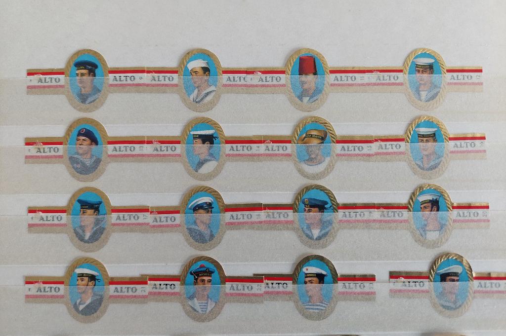 sigarenbandjes ALTO "matrozenmutsen", Verzamelen, Ophalen of Verzenden, Zo goed als nieuw, Sigarenbandjes