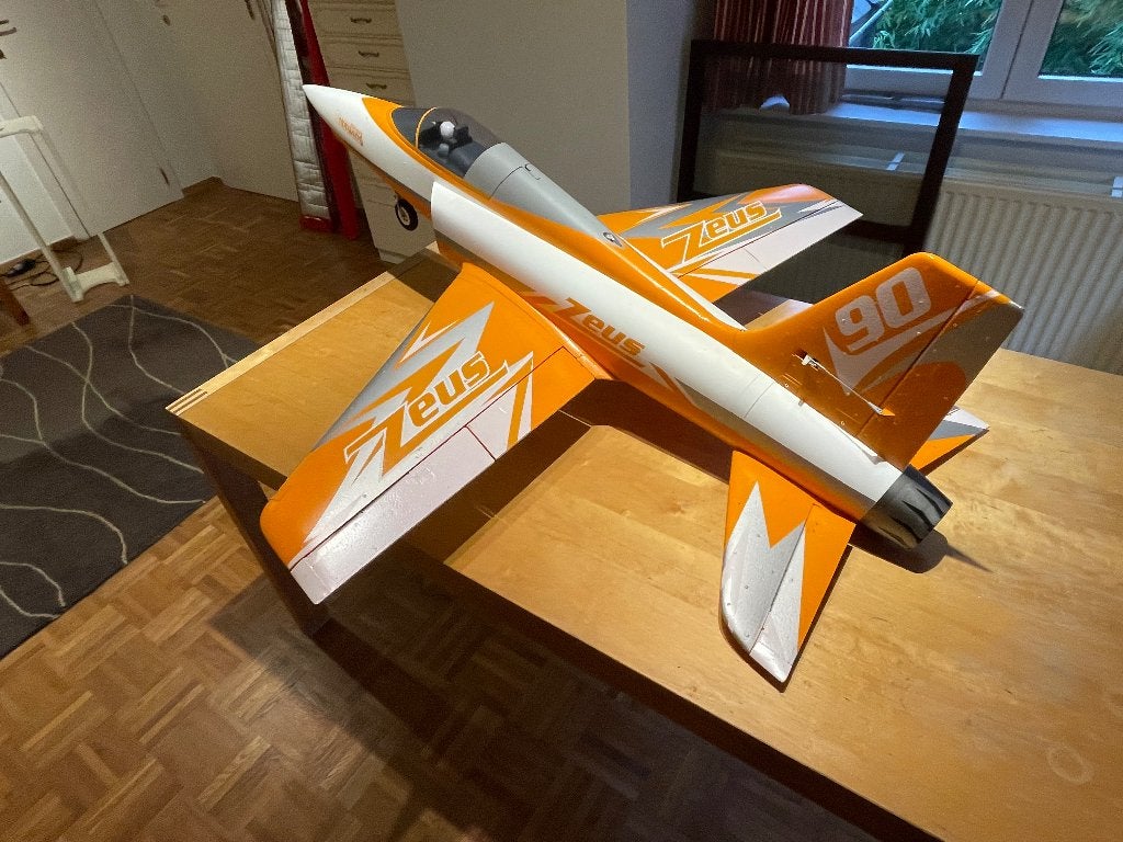 Freewing Zeus 6S Orange, aucun dommage, Enlèvement, Comme neuf, Électro