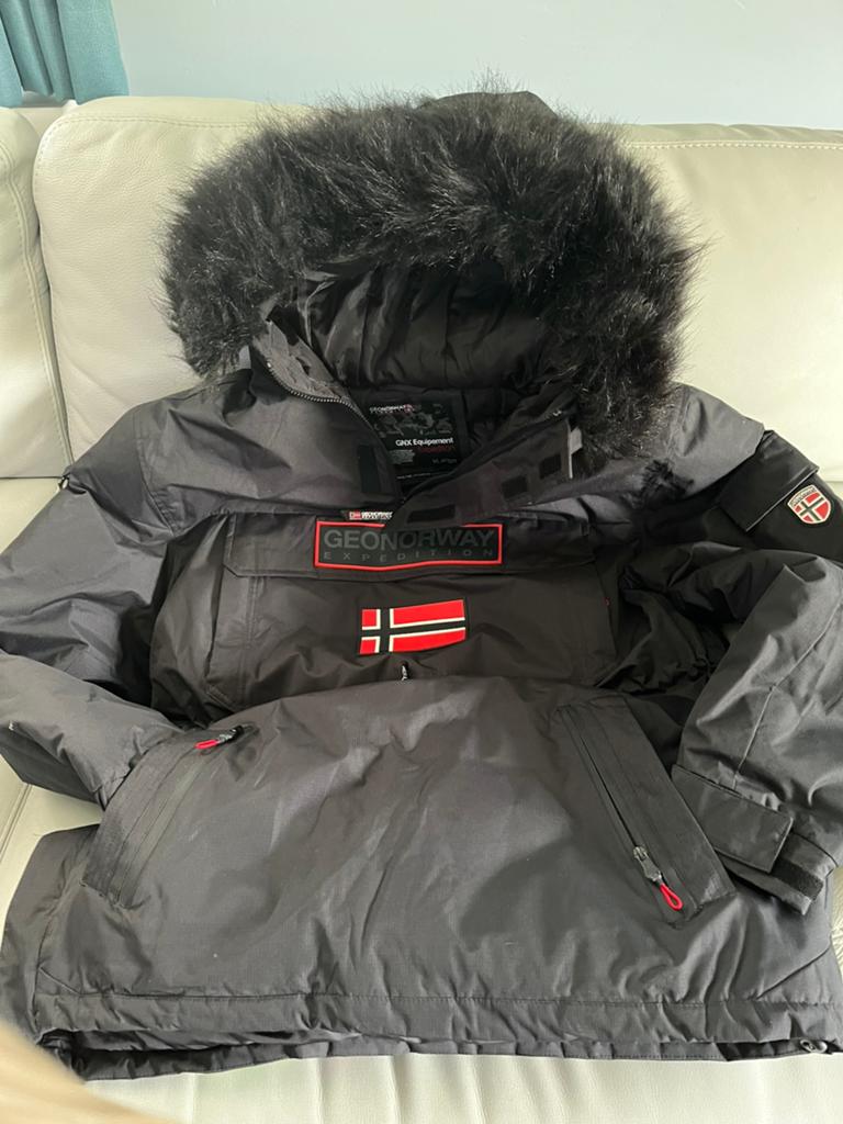 Geo Norway Waterdichte softshell expeditie jas XL, Enlèvement, Neuf, Taille 56/58 (XL), Bleu