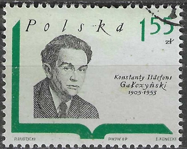 Pologne 1969 - Yvert 1833 - Konstanty Ildefons Głczyns (ST), Timbres & Monnaies, Timbres | Europe | Autre, Envoi, Pologne, Affranchi