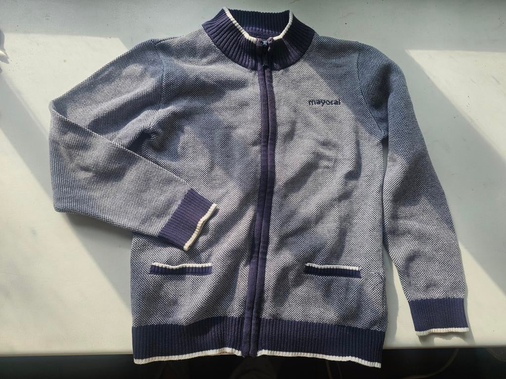 Zeer mooie handige MAYORAL 7J/122 gilet met rits, Verzenden, MAYORAL, Jongen, Trui of Vest