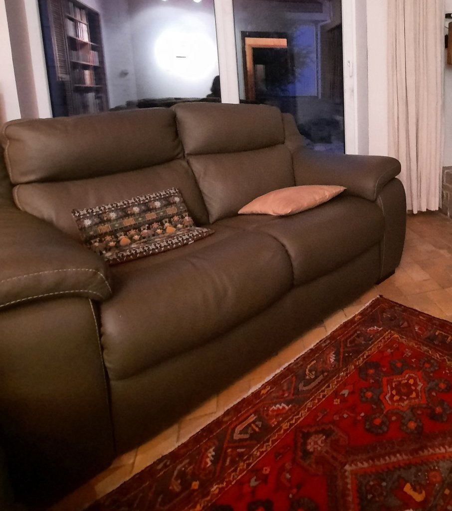 2 sièges doubles - cuir de qualité - Prix neuf 3600 euros, Enlèvement, Cuir