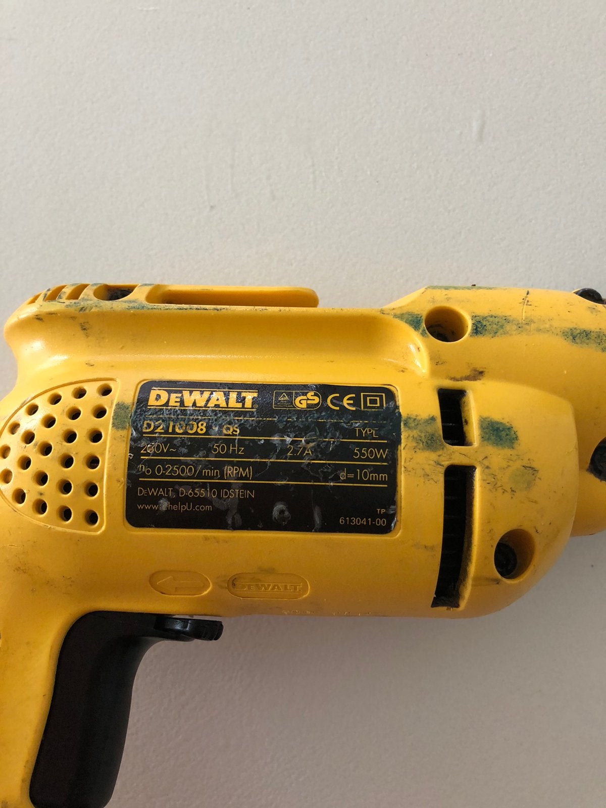 Boormachine dewalt, Ophalen, Gebruikt, 400 tot 600 watt, Boormachine