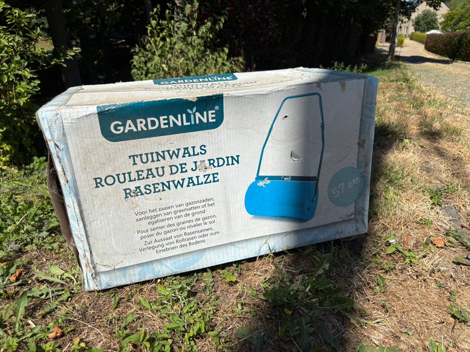 Gazonwals of tuinwals 57cm, Ophalen, Zo goed als nieuw