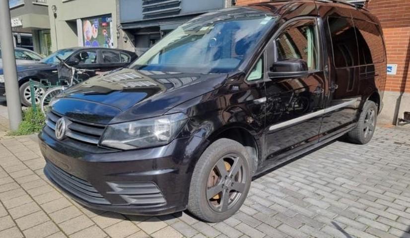 Vw caddy maxi double cabine 2.0 tdi 102cv euro6., Autos, Volkswagen, Cuir, Achat, Intérieur cuir, Euro 6