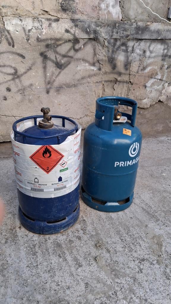 2 bonbonne de gaz vide, Enlèvement